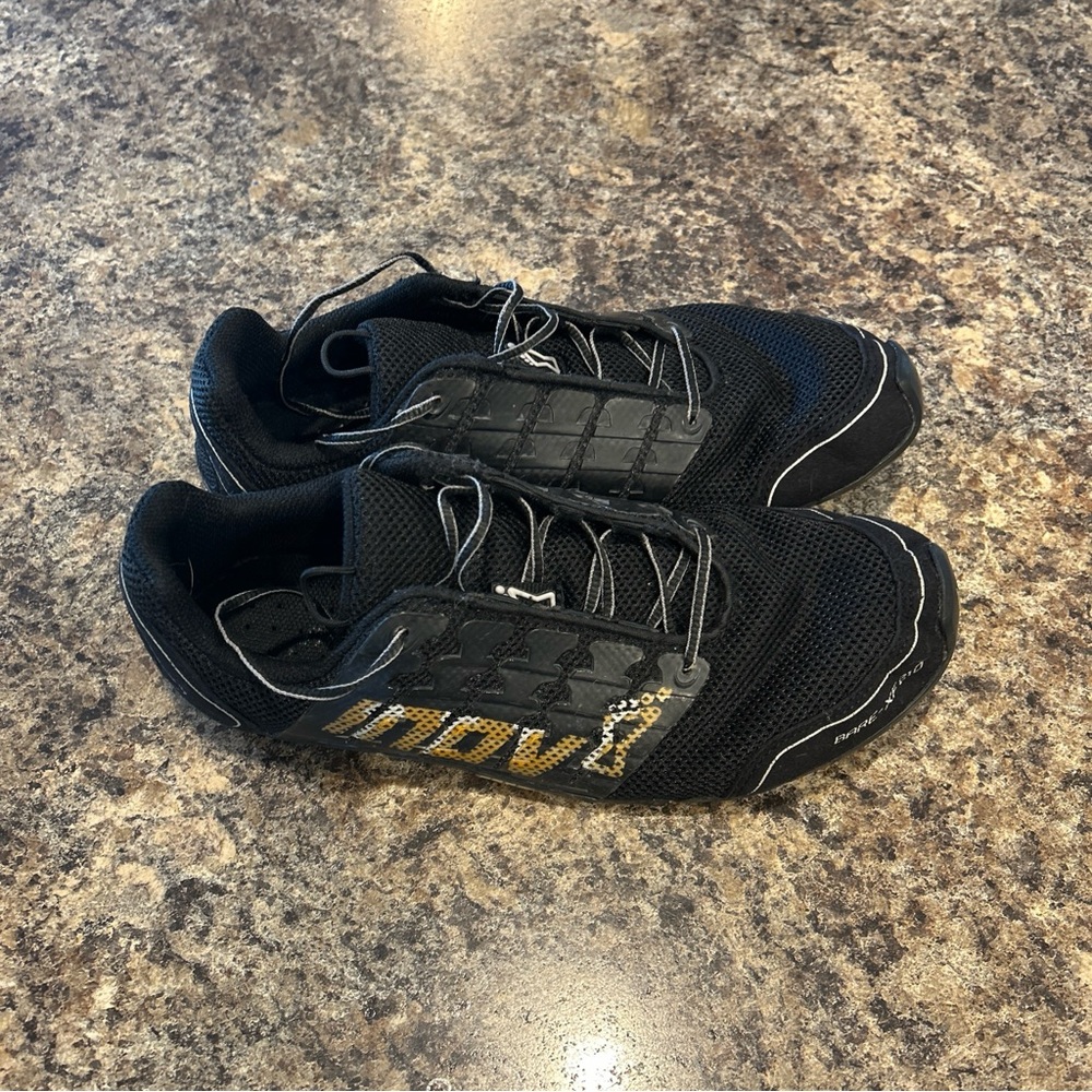 Inov-8 Shoes Men's Size 7 Women’s 8.5 Bare-XF 210 Black Casual Running Sneakers